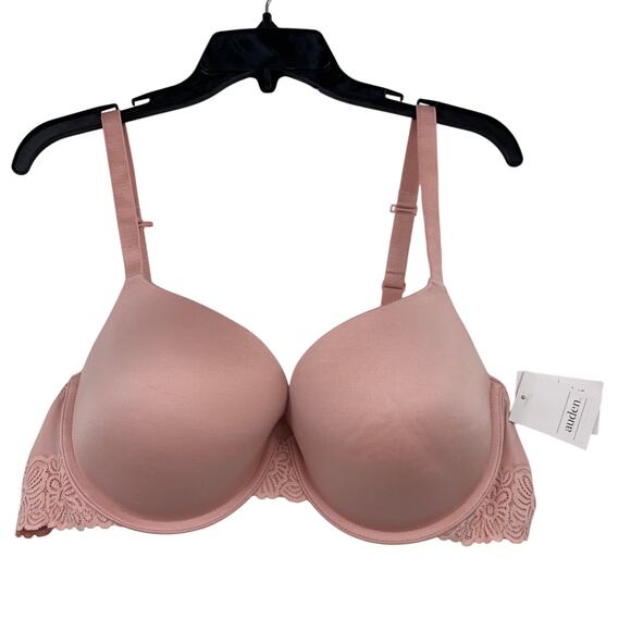 Auden The Daydream Bra Size 40C Blush Pink Demi Underwire Lined Convertible - Picture 1 of 11